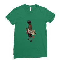 Samurai Afro Black Yasuke Sengoku Warrior Ronin Anime Fan Ladies Fitted T-shirt | Artistshot