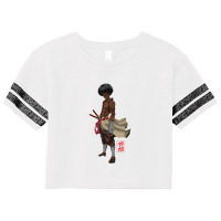 Samurai Afro Black Yasuke Sengoku Warrior Ronin Anime Fan Scorecard Crop Tee | Artistshot