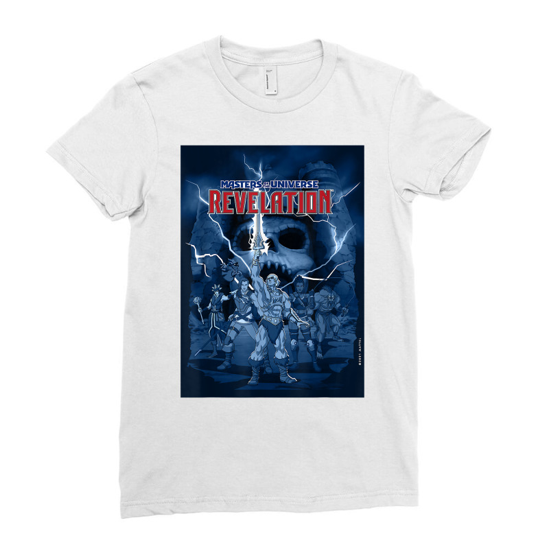 Masters Of The Universe Revelation Lightning Poster T Shirt Ladies Fitted T-shirt | Artistshot