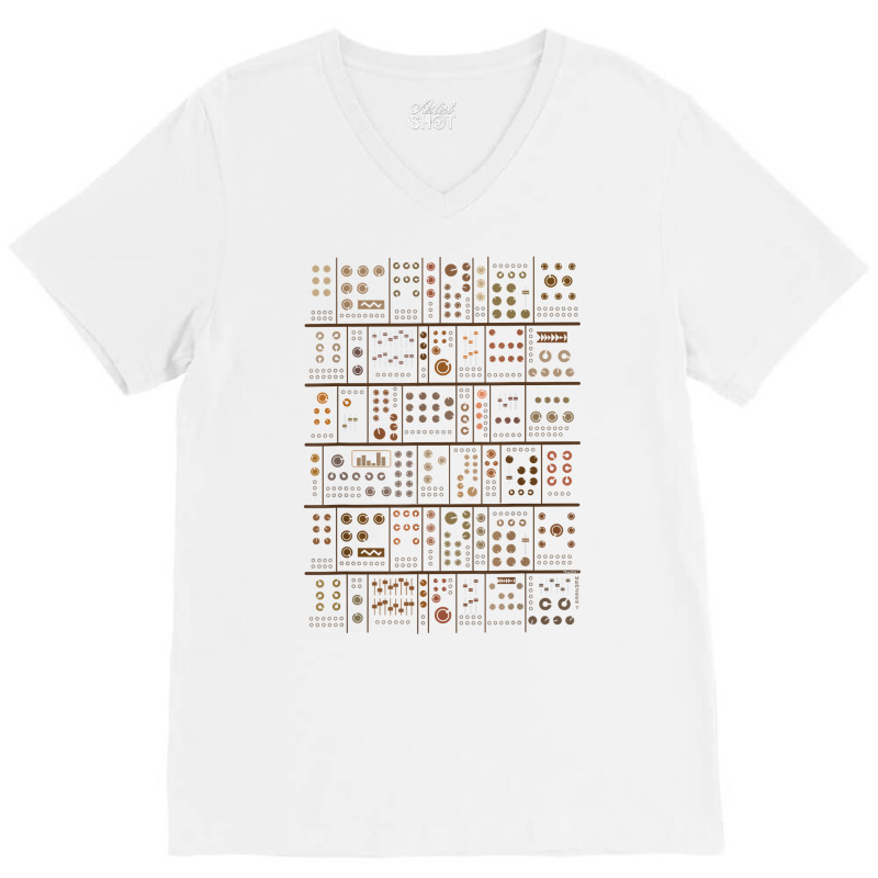 Modular Synthesizer Player T Shirt V-neck Tee | Artistshot