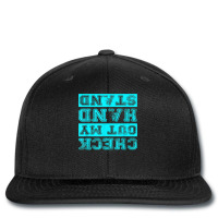 Check Out My Handstand Gymnastics T Shirt Printed Hat | Artistshot