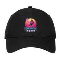 Chinese Year Of Rooster 1981 Birthday Zodiac Retrowave Retro Premium T Adjustable Cap | Artistshot