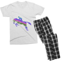 English Horse Riding Men's T-shirt Pajama Set | Artistshot