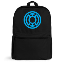 Green Lantern Light Blue Emblem T Shirt Backpack | Artistshot