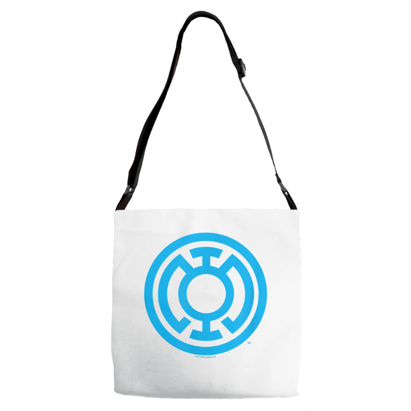 Green Lantern Light Blue Emblem T Shirt Adjustable Strap Totes | Artistshot