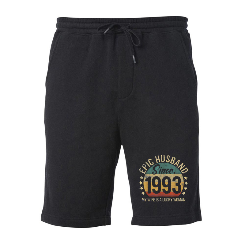 Epic Husband Since 1epic Husband Since 1993 28th Wedding Anniversary Fleece Short | Artistshot