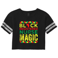 Black Registered Nurse Magic Scorecard Crop Tee | Artistshot