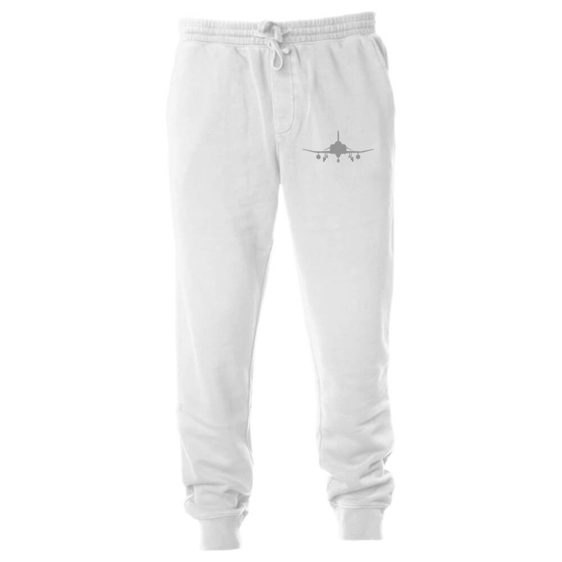 F 4 Phantom Aircraft Silhouette And Tri View Unisex Jogger | Artistshot