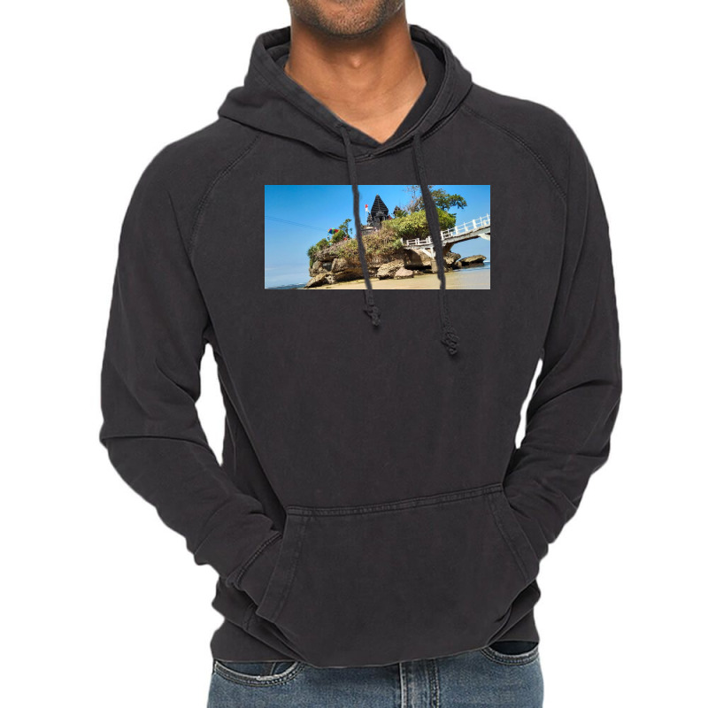 Bale Kambang Beach In Malang, Indonesia Vintage Hoodie | Artistshot