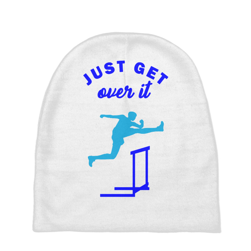 Just Get Over It Hurdle Race Baby Beanies by jennifer Shop | Artistshot