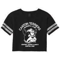 Canton Terriers Retro Baseball Scorecard Crop Tee | Artistshot