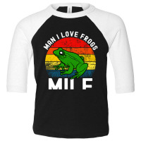 Funny Man I Love Frogs  Vintage Toddler 3/4 Sleeve Tee | Artistshot