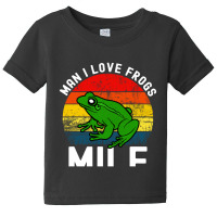 Funny Man I Love Frogs  Vintage Baby Tee | Artistshot