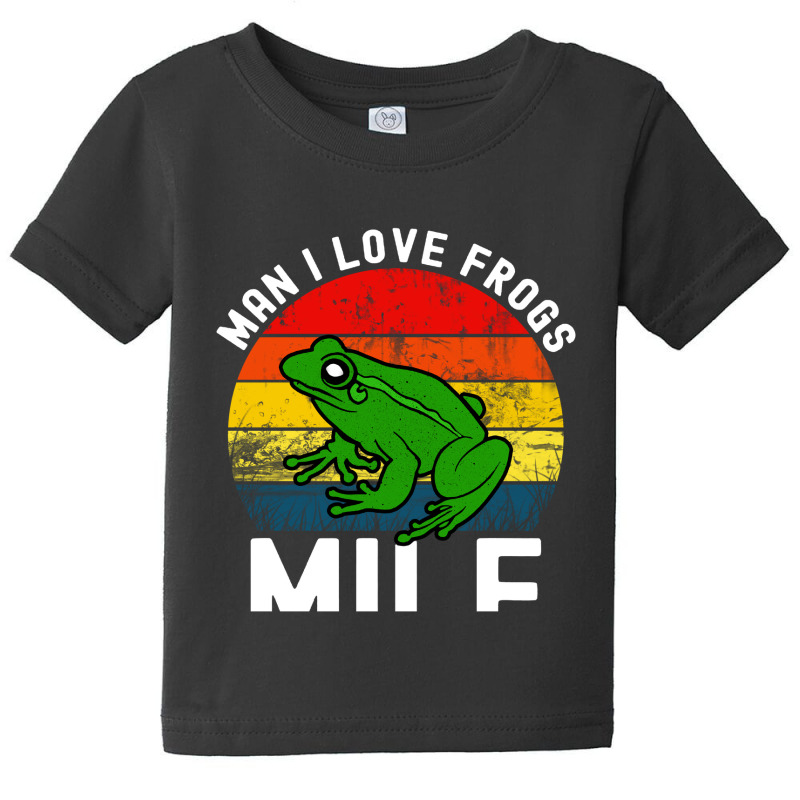 Funny Man I Love Frogs  Vintage Baby Tee | Artistshot