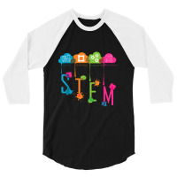 Science Technology Engineering Math School 3/4 Sleeve Shirt | Artistshot