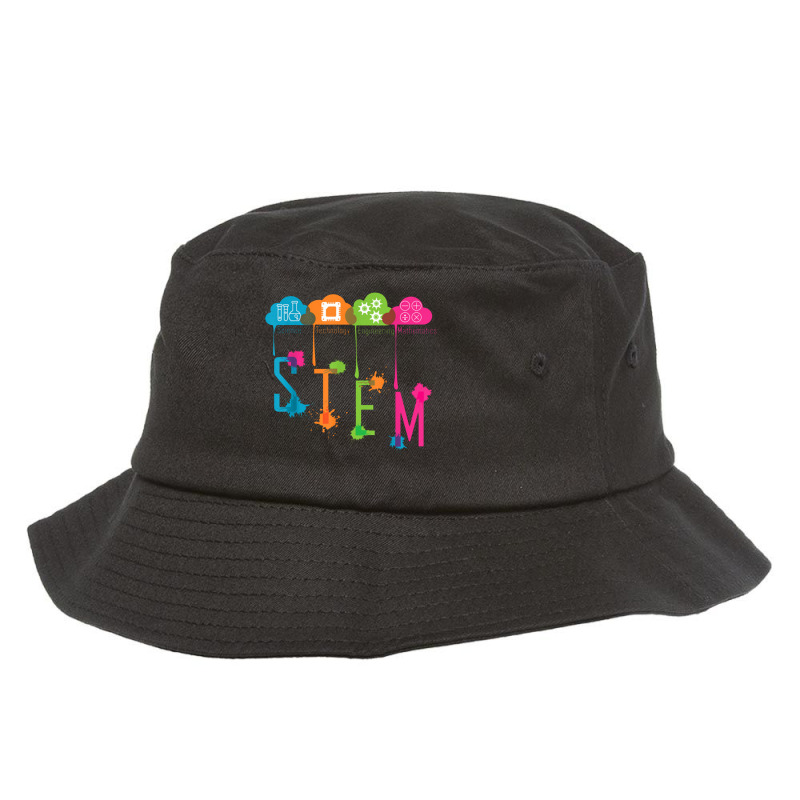 Science Technology Engineering Math School Bucket Hat by dwindupadi | Artistshot