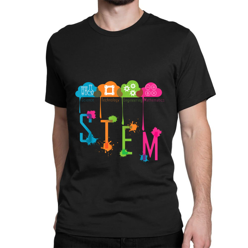 Science Technology Engineering Math School Classic T-shirt by dwindupadi | Artistshot