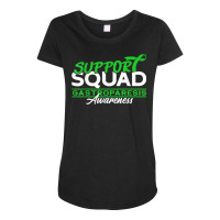 Support Squad I Digestive Tract Paralysis I Gastroparesis T Shirt Maternity Scoop Neck T-shirt | Artistshot