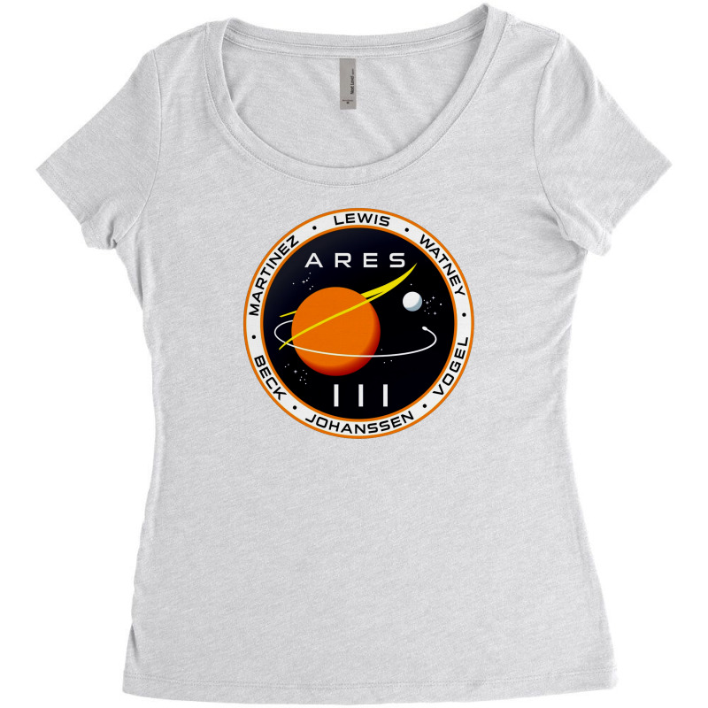 Ares 3 Mission To Mars The Martian Women's Triblend Scoop T-shirt by TheSamsat | Artistshot