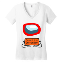 I'm Not The Impostor Women's V-neck T-shirt | Artistshot