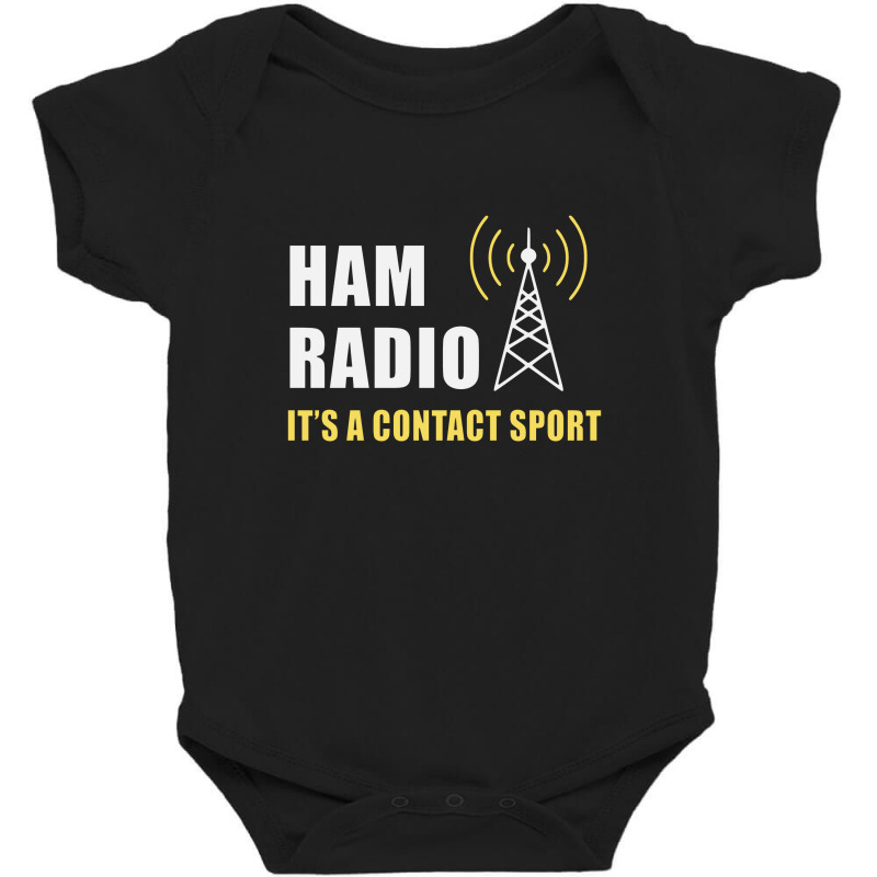 Amateur Ham Radio Operator Funny Baby Bodysuit by masrakak | Artistshot