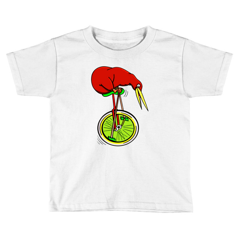 Kiwi Riding A Bike Toddler T-shirt | Artistshot