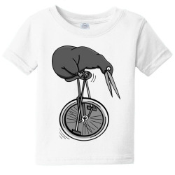 kiwi riding a bike Baby Tee | Artistshot