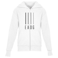 Bass Guitarist Bass Player Gift Eadg 4 String Youth Zipper Hoodie | Artistshot