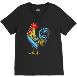 rooster body illustration t  shirt rooster body illustration t  shirt V-Neck Tee | Artistshot