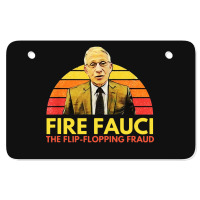 Fire Fauci Flip Flopping Atv License Plate | Artistshot