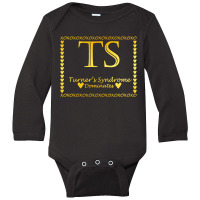 Turnes Syndrome Dominates Long Sleeve Baby Bodysuit | Artistshot