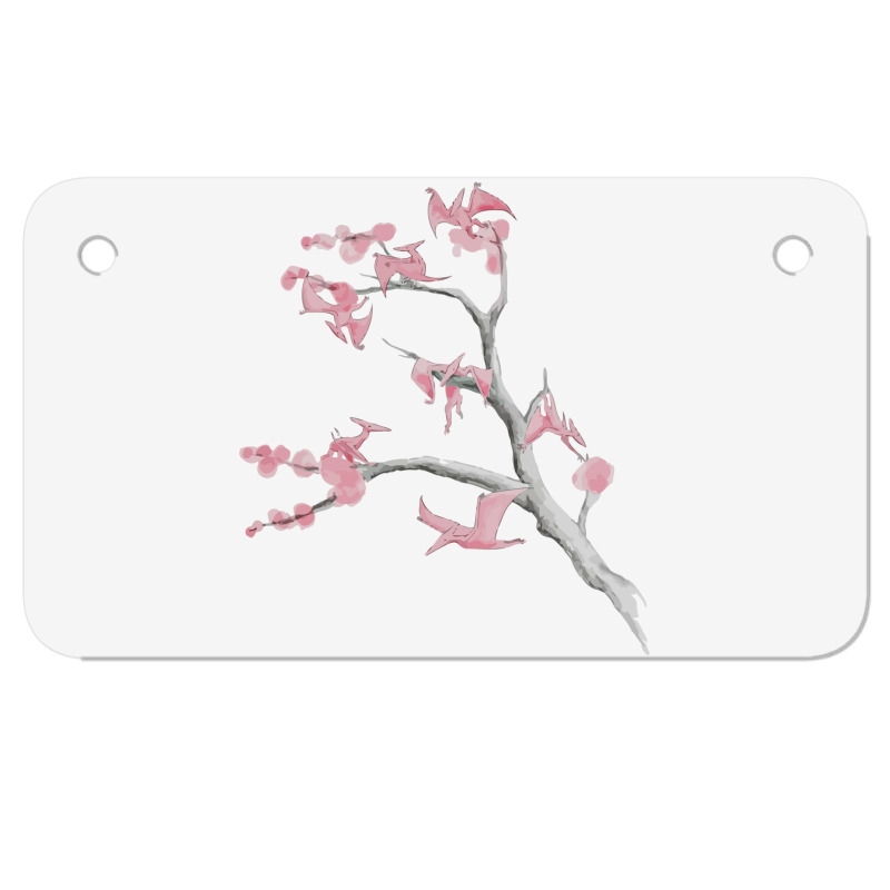 Ptiny Pterosaurs Motorcycle License Plate | Artistshot