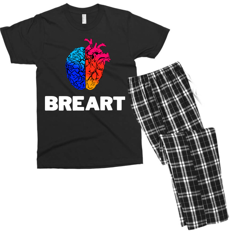 Breart Head Or Heart People Men's T-shirt Pajama Set by THT | Artistshot