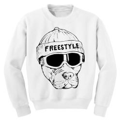 freestyle dog snowboard Youth Sweatshirt | Artistshot