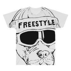 freestyle dog snowboard All Over Men's T-shirt | Artistshot