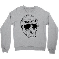 freestyle dog snowboard Crewneck Sweatshirt | Artistshot