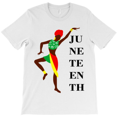 Juneteenth African Dance T-shirt Designed By Carol H Smith