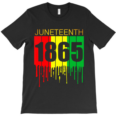 Juneteenth Black African American Flag Freedom Vintage T-shirt Designed By Carol H Smith
