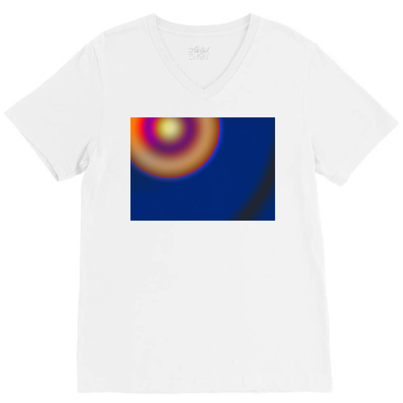 Multicolor Gradient Background For Cover Template, Blurred, Etc V-neck Tee | Artistshot