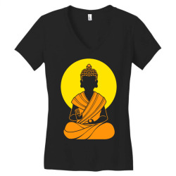 buddha buddhism buddhist Women's V-Neck T-Shirt | Artistshot