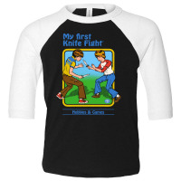 My First Knife Fight Toddler 3/4 Sleeve Tee | Artistshot