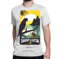 Saint Lucia Classic T-shirt | Artistshot