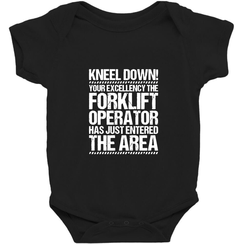 Forklift Operator Driver Baby Bodysuit | Artistshot