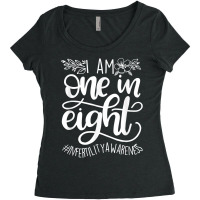 I’m One In Eight Infertility Awareness Ivf Mom Transfer Day T Shirt Women's Triblend Scoop T-shirt | Artistshot