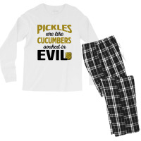 Pickles Are Like Cucumbers Men's Long Sleeve Pajama Set | Artistshot