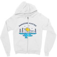 Paradise Hunter 3 Zipper Hoodie | Artistshot