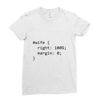 Funny Programming Wife Right Margin Ladies Fitted T-shirt | Artistshot