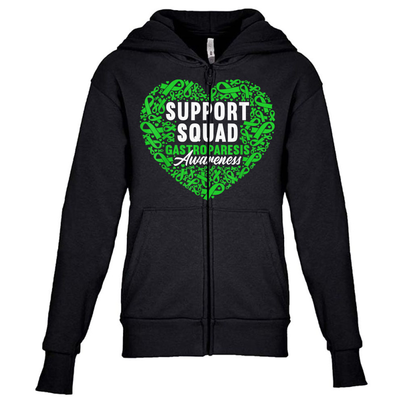 Support Squad I Digestive Tract Paralysis I Gastroparesis T Shirt Youth Zipper Hoodie by kasaqcsegurc | Artistshot