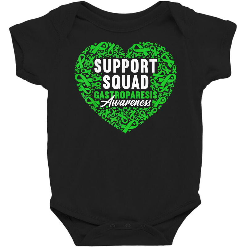 Support Squad I Digestive Tract Paralysis I Gastroparesis T Shirt Baby Bodysuit by kasaqcsegurc | Artistshot