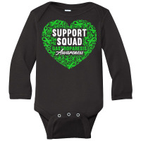 Support Squad I Digestive Tract Paralysis I Gastroparesis T Shirt Long Sleeve Baby Bodysuit | Artistshot